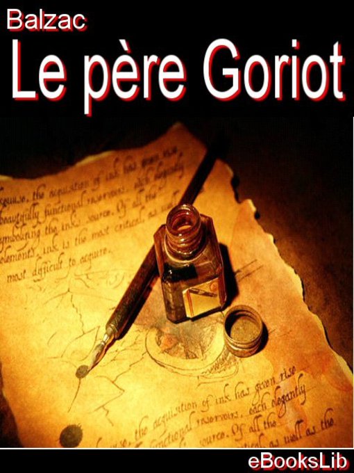 Title details for Le père Goriot by Honore de Balzac - Available